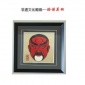 非遗文化成都特色礼品蜀锦蜀绣丝绸装饰画镜框关羽厂价批发
